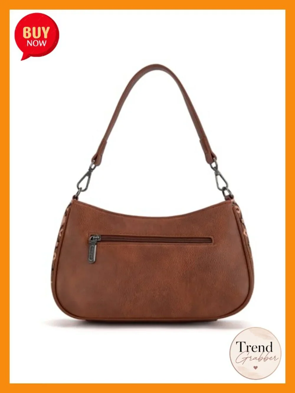 Aztec Hobo Crossbody Purse with Detachable Strap